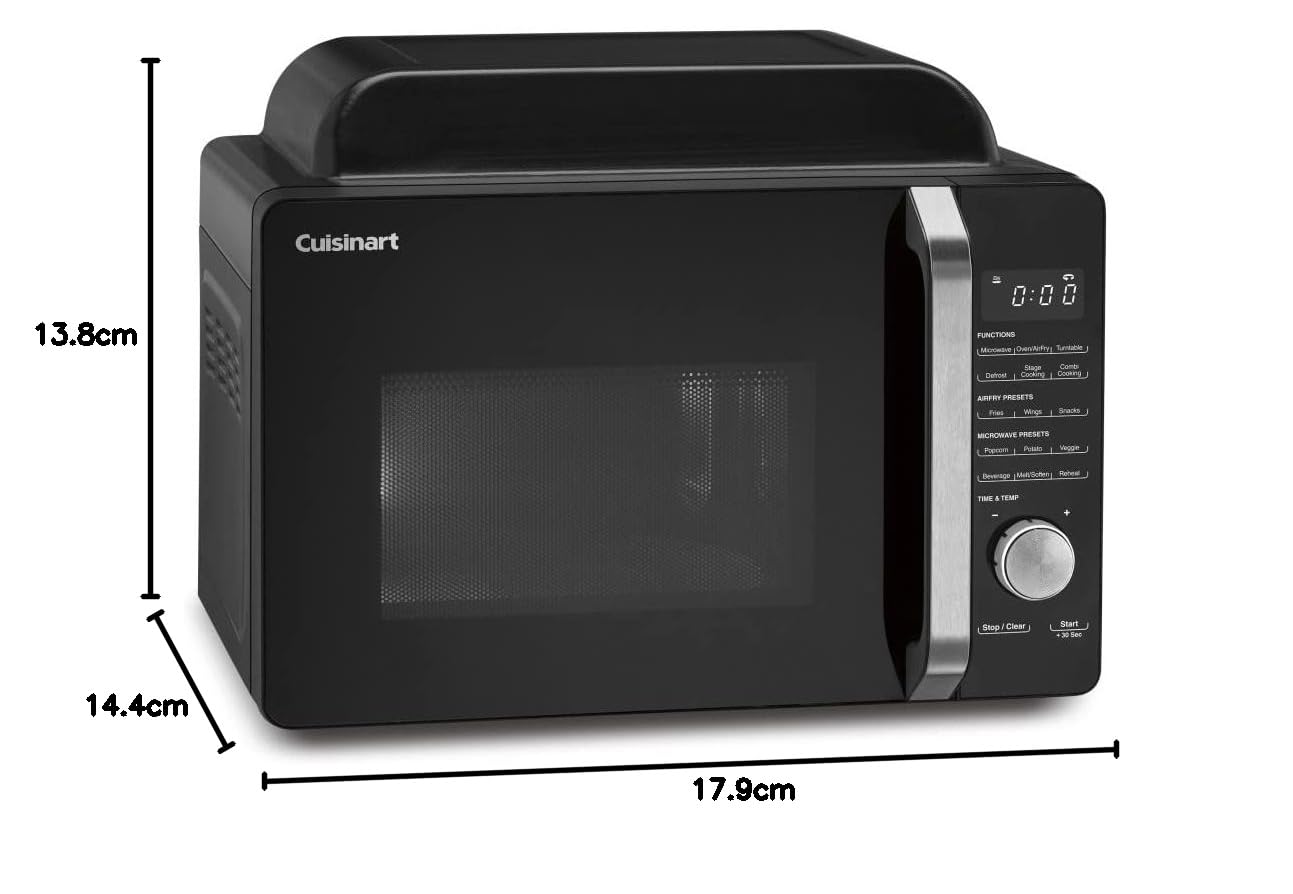 Cuisinart, Black AMW-60 3-in-1 Microwave AirFryer Oven