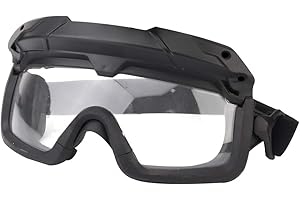 ATAIRSOFT Tactical Anti Fog Safety Protection 2 Modes Goggles Glasses for Airsoft Hiking Paintball Hunting