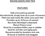 SnuggleSafe Original Microwave Heating Pad Disc Pet Bed with Free Cover view 5