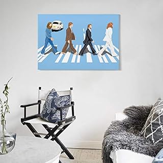 XYDQ The Beatles – Abbey Road Poster sur toile et décoration murale Motif Abbey Road 50 x 75 cm - Les Beatles, Paul McCartney, John Lennon, RIngo Starr, George Harrison XYDQ The Beatles – Abbey Road Poster sur toile et décoration murale Motif Abbey Road 50 x 75 cm – Image 5