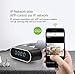 Spy Camera, Hidden Camera Clock,HD 1080P WiFi Nanny Cam,140°Angle Wireless IP Surveillance Camera with Night Vision/Motion Detection/Loop Recording for Indoor Home Security Monitoring via APP