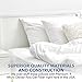 Deluxe Home Gel Fiber Pillows - Ultra Plush Down Alternative Pillows Super Soft, Cloud-Like Hypoallergenic .9 Micro Denier Filled Pillows Crafted in The USA(Queen 2-Pack, Extra Soft) Guarantee