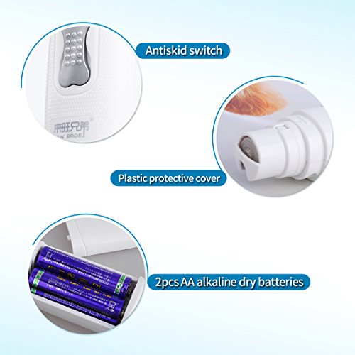 L&W BROS Dog Nail Grinders for Dogs & Cats Trimming Nails , Convenient Design with Two Batteries