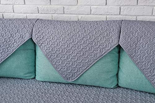 Qrity Anti-Slip Sofa Covers Sofa Furniture Protector Couch SlipCover Machine Washable, Furniture Protector for Pets Dogs Children Kids 28" x 82" (70 x 210cm)