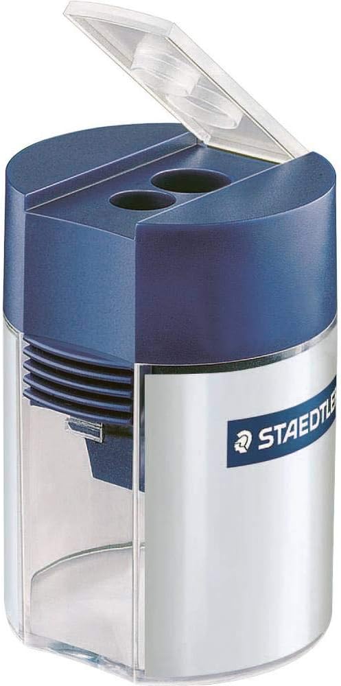 Staedtler 512 001 Double Hole Tub Sharpener for Pencils up to 10.2mm