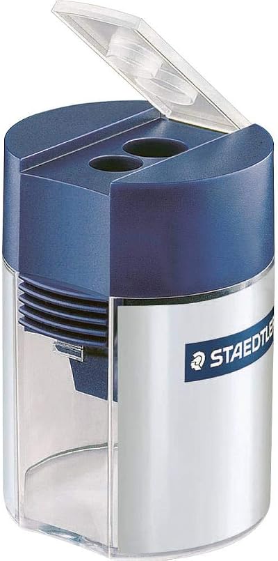 Staedtler 512 001 Double Hole Tub Sharpener for Pencils up to 10.2mm
