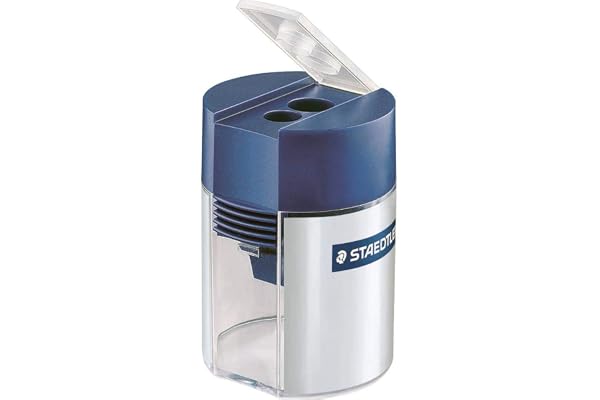 Staedtler Double-hole Tub Pencil Sharpener - 2 Hole(s) - Plastic