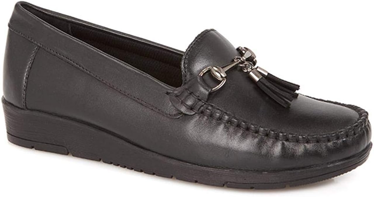 Pavers Ladies Moccasin Shoe in Wider D/E fit from These Womens Moccasin