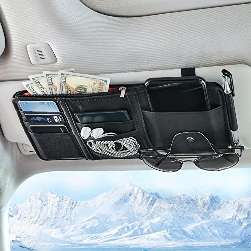 Aazon.co: Car Sun Visor Organizer, Sunglass Holder And Storage Pocket - View #11