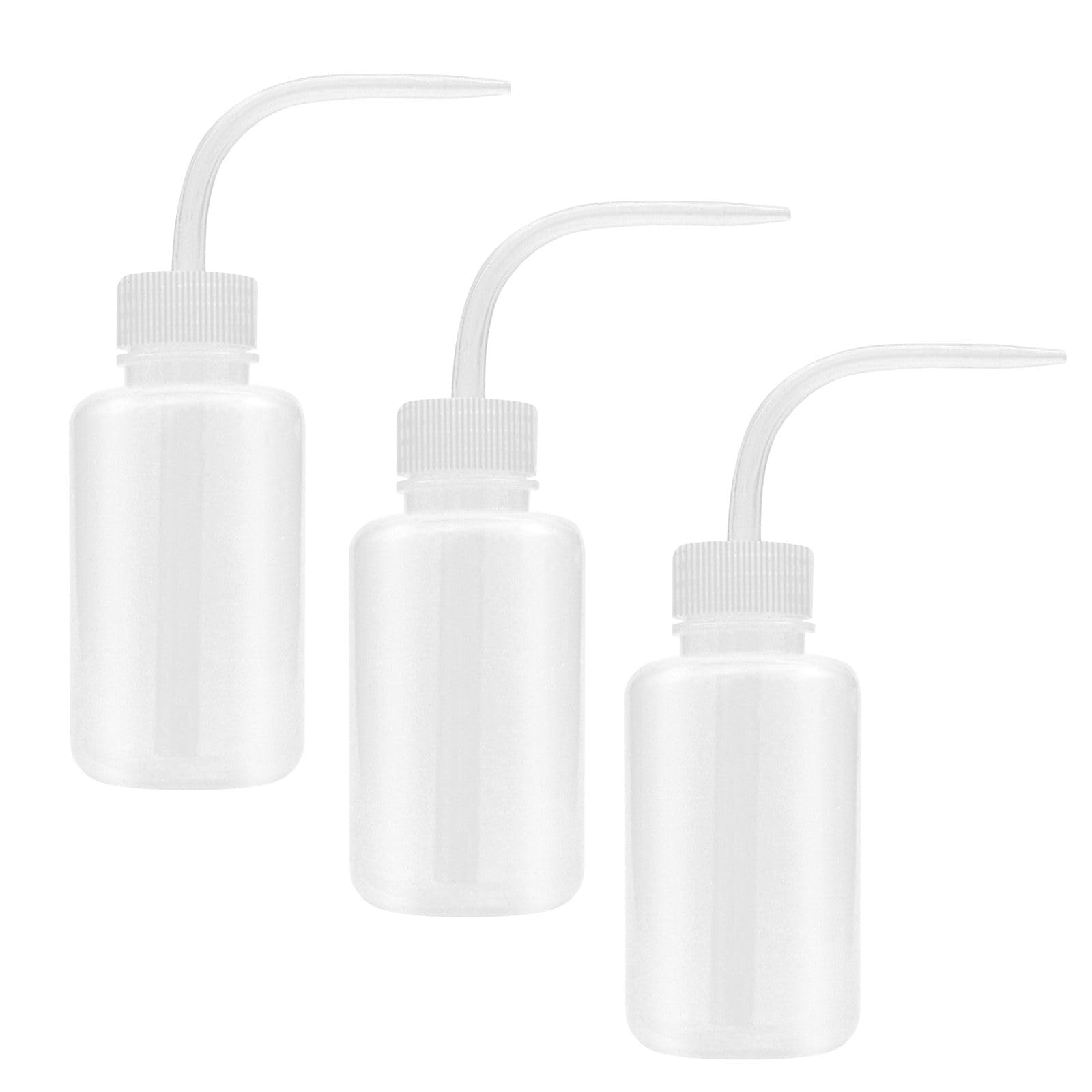 KUOXAN 3 Pcs Squeeze Bottle, Wash Bottle - Leak-Proof with Precision Nozzles for Plant Care, Vinaigrette, Detergent & Tattoo Supplies