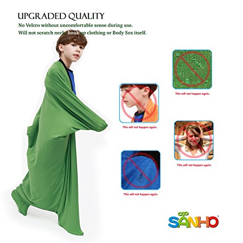 Sanho Dynamic Movement Sensory Sox, X-Large (Height 4'8"- 5'8"), Green