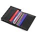 HAWEE Men's Bifold Front Pocket Wallet Genuine Leather RFID Blocking Card Billfold 5 Slots with Cash Clip, Black