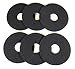Margarita Salt Glass Bar Rimmer Replacement Sponges Set of 6, Black