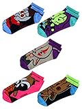 Marvel Guardians of The Galaxy Rocket Groot 5 Pack Ankle Socks