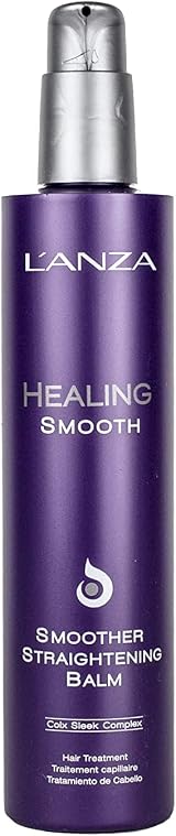 L'ANZA Smoother Straightening Balm 250ml Keratin Heat UV Protection view 1