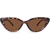 OPTOFENDY Cat Eye Sunglasses for Women, Vintage Retro Narrow Cateye Frame Trendy Sun Glasses, OP6913