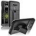 LG G5 / H850 / LS992 Case, INNOVAA Elastic Armor Card with Kickstand Case W/ Free Screen Protector & Touch Screen Stylus Pen - Black
