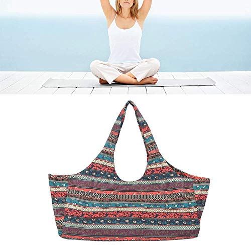 Flyinghedwig-Large-Capacity-Bohemian-Ethnic-Style-Print-Canvas-Yoga-Bag-All-in-one-Yoga-Mat-Bag-with-Pockets