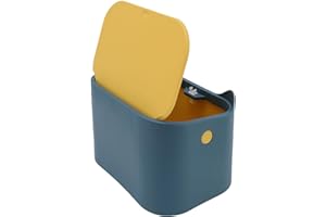 YOUTHINK Cat Litter with Airtight Lid, 7x5x5 Inches, PP Material, Small Pet Waste Container Cat Litter Trash Can Trash Can