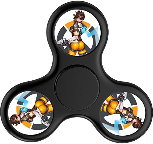 Fidget Spinner Overwatch Tracer Tri-Spinner High Speed Spin - Perfect For ADD, ADHD, Anxiety, and Autism Adult Children