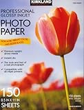 Kirkland Signature Professional Glossy Inkjet Photo Paper 8.5