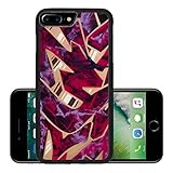 Luxlady Premium Apple iPhone 7 Plus Aluminum Backplate Bumper Snap Case iPhone7 Plus IMAGE ID: 21775345 Graffiti over old dirty wall urban painted with bright colorful