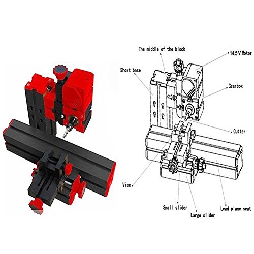 DIY Mini Axis X Y Z Milling machine Miller Mini lathe Milling Cutter