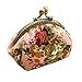 Wallet,toraway Lady Vintage Flower Mini Coin Purse Wallet Clutch bag (Pink)