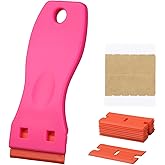 GOO GOO Tape in Hair Extension Remover Tool Kit, Scraper with 10 Replacement Blades and 6 Tape Tabs, Basic Adhesive Removal Set for Tape in Extensions