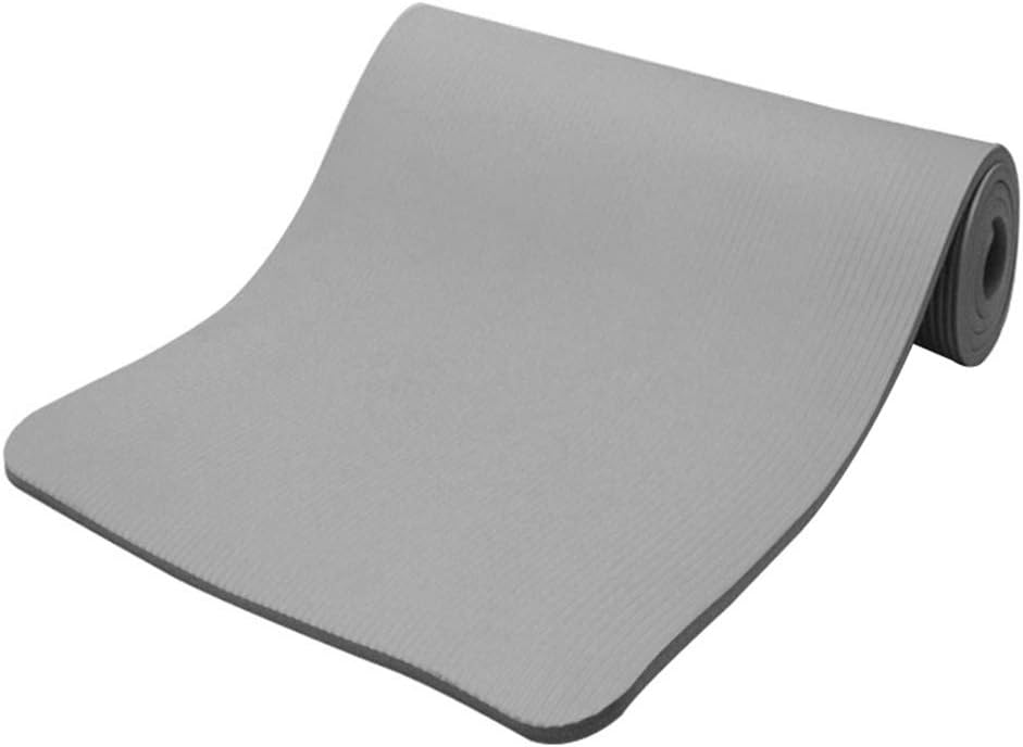 Dyyicun12 Thick Yoga Exercise Mat, 15mm Thick Anti-slip NBR Body Building Fitness Exercise Yoga Pilates Mat Carpet