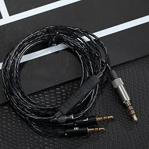 Replacement Cord for Sol Republic Master Tracks HD V8 V10 V12 X3 Series DIY Headphone Upgrade Cable Headphones Earphone (Black)