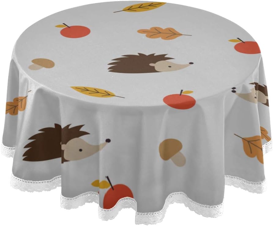 Amazon.com: ZSHMG Tablecloth 60" Inch Pattern Hedgehog s ...
