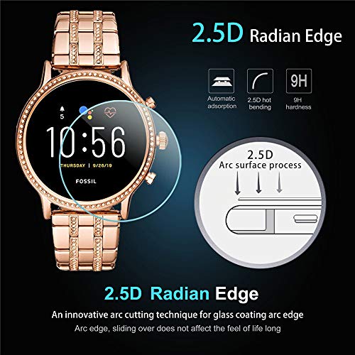 Suoman 3Pack for Fossil Gen 5 Julianna HR and Fossil Gen 6 Women Men