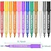 12 Colors Acrylic Paint Marker Pens, Maxdot Paint Pen Art Markers Set for Paper, Glass, Metal, Canvas, Wood, Ceramic, Fabric Painting, DIY Crafts (Pack of 12)