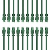 GearIt 20-Pack, Cat5e Ethernet Patch Cable 3 Feet - Snagless RJ45 Computer LAN Network Cord, Green [Lifetime Warranty]