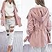 Alpertie Women's Warm Coat Fashion Hooded Long Jacket Trench Windbreaker Parka