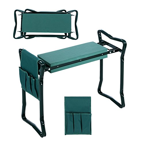 Garden Kneeler Seat Bench Heavy Duty, Sturdy and Lightweight Garden