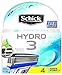 Schick Hydro 3 Cartridges 4 ea