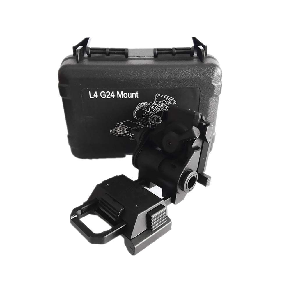 HWZ Night-Vision Goggles Stent Skip Rhino Night-Vision NVG arms Mount for L4 G24 Mounting Helmet Fast OPS PJ MH BJ Mich Helmet (black)