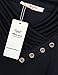 Miusey Tunics for Women, Long Sleeve Cowl Neck Shirt To Wear with Leggings Loose Fit Casual Flowy Top Comfy Oversized Loose Fit Top Workout Blouse Zulily Clothes Black X-Large
