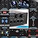 500W Karaoke Wireless Bluetooth Amplifier – 4 Channel Stereo Audio Home Theater Speaker Sound Power Receiver w/ AUX IN, FM, RCA Subwoofer Speakers OUT, USB, Microphone IN w/ Echo – Pyle PTA44BTthumb 2