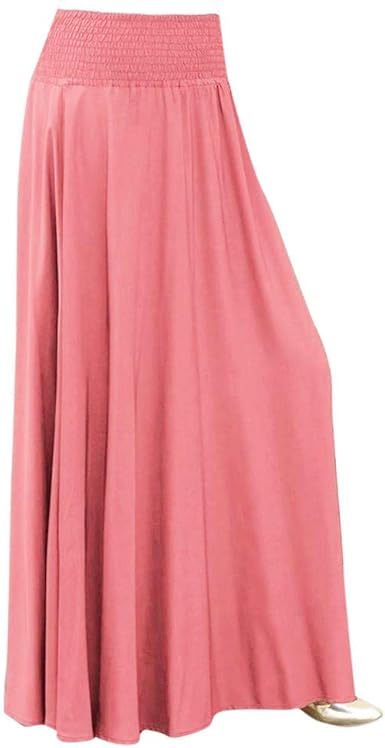 Damern Faltenrock High Waist - Langer Plisseerock Sommer 2025