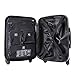 Genius Pack Hardside Luggage Spinner - Smart, Organized, Lightweight Suitcase - TSA Approved Maximum Allowance Cabin Size (Aerial - Jet Black)