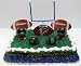 NFL Football Atlanta Falcons Birthday Cake Topper Set Featuring Falcons Helmets and Falcons Decorative Pieces