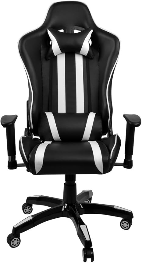 Chaise Bureau 360 Degres De Rotation Reglable Accoudoir Ergonomique Inclinable Siege De Bureau Chaise Fauteuil Noir Avec Haut Doussier Chaise Ordinateur Garantie De 2 Ans Chaise Gaming Inclinable Blanc Amazon Fr Cuisine
