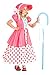 Princess Paradise Polka Dot Bo Peep Costume, Multicolor, X-Small