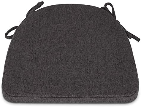 Shinnwa Chair Cushion With Ties For Dining Chairs 17 X 16 5 Inches Non Slip Kitchen Dining Chair Pad And Seat Cushion With Machine Washable Cover Dark Brown Amazon Com Au Home