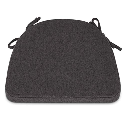 Shinnwa Chair Cushion with Ties for Dining Chairs [17 x 16.5 Inches
