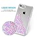 iPhone 7 Case, iPhone 7 Liquid Case, iPhone 8 Case, VEGO Glitter Sparkle Bling Flowing Floating Case Cover Fashion Creative Design for Girls for Apple iPhone 7 (2016) / iPhone 8 (2017) (BluePink)