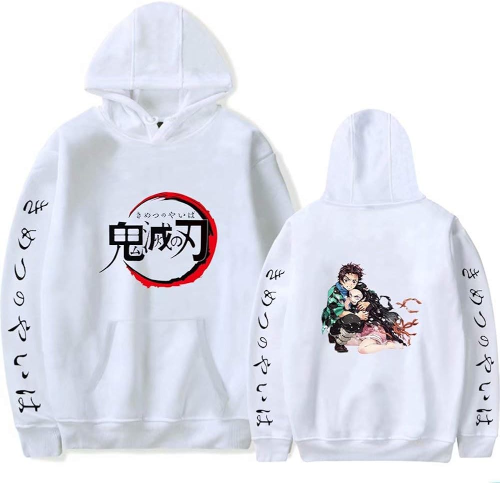 Demon Slayer Pullover Hoodie Kimetsu no Yaiba HD 3D Print Pullover